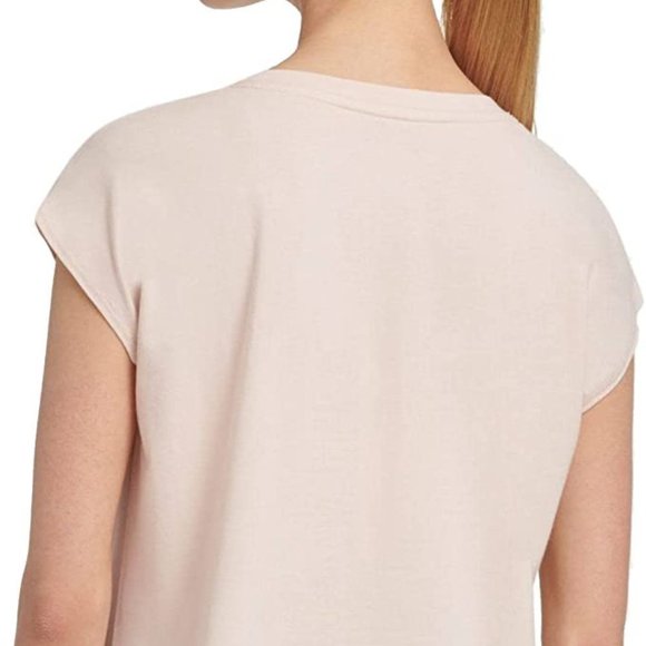 NWT..DKNY Sport Logo T-Shirt-M-Parfait Peach Color 12/13 - Picture 3 of 5